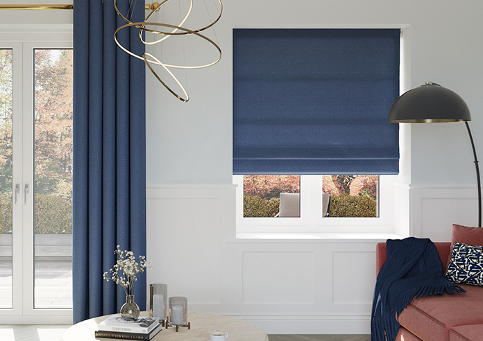 Stamford, Denim - Roman Blind - Image 3